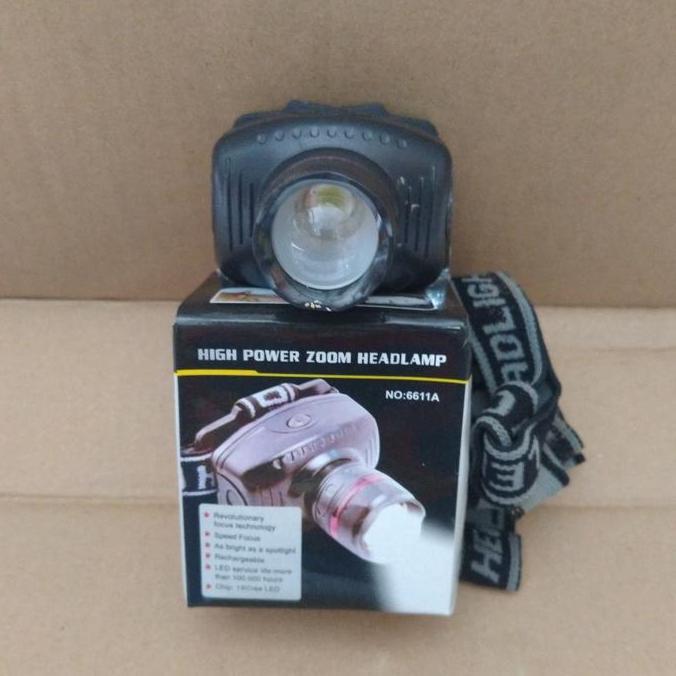 Miliki Senter Headlamp/Senter Kepala Zoom Led