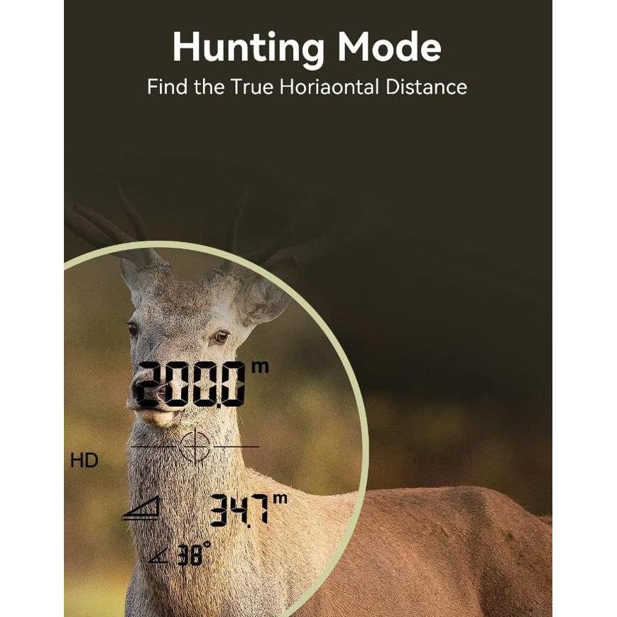 Diskon Mileseey Pf2H Pf210H Camouflage 800M Hunting Berburu Archery Laser Rangefinder Waterproof Rec