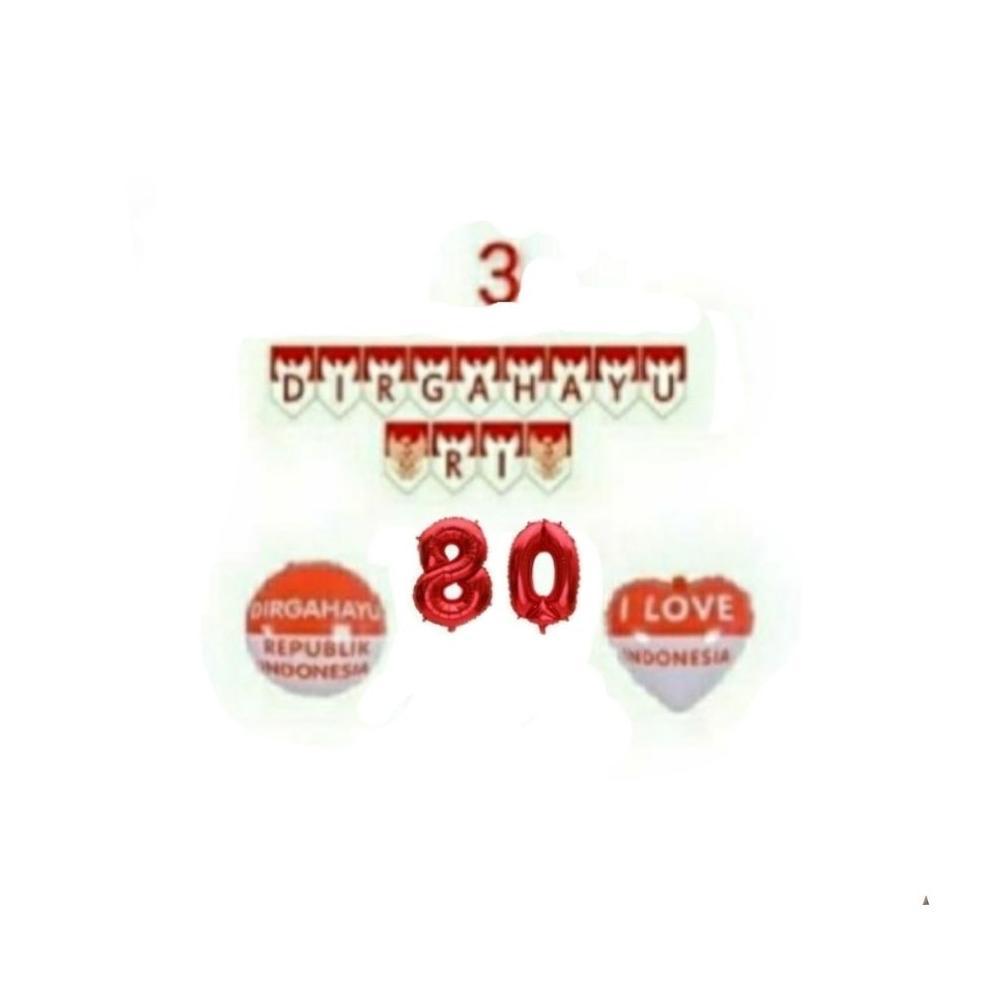 Paket Dekorasi Dirgahayu Ri/Paket Hut Ri 17 Agustus New