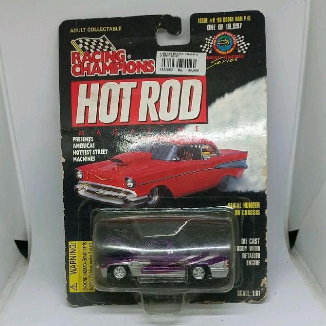 racing champions 96 dodge ram hot rod magazine diecast 1/64 spion patah (s)