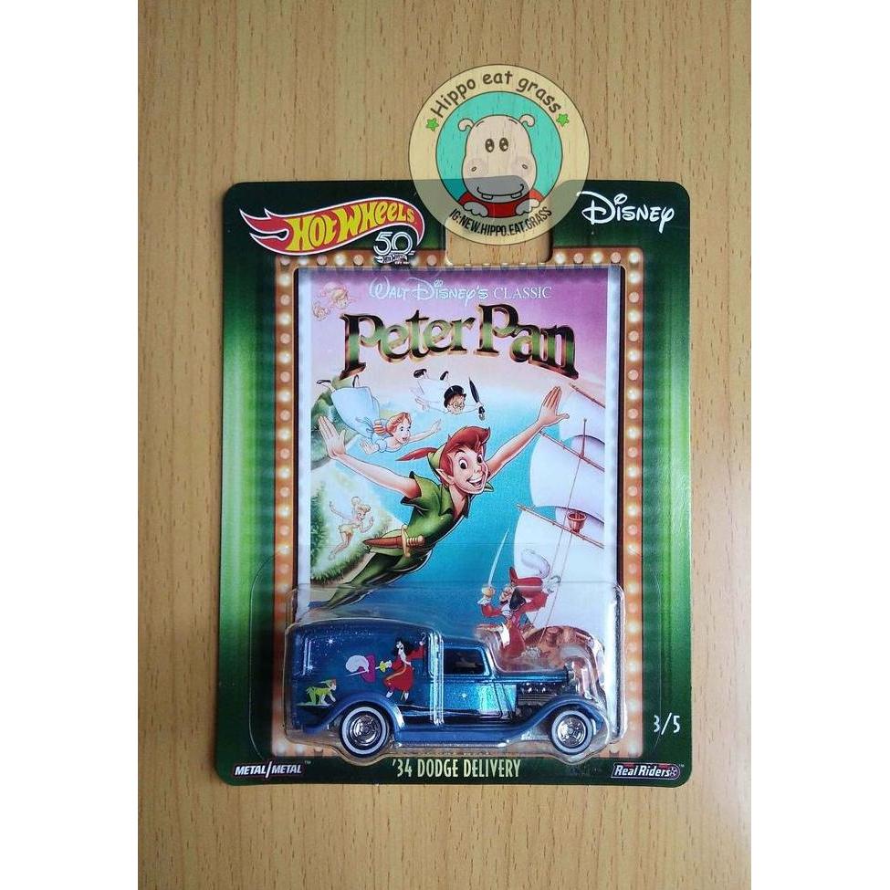 Hot Wheels Hotwheels Disney Peter Pan 34 Dodge Delivery