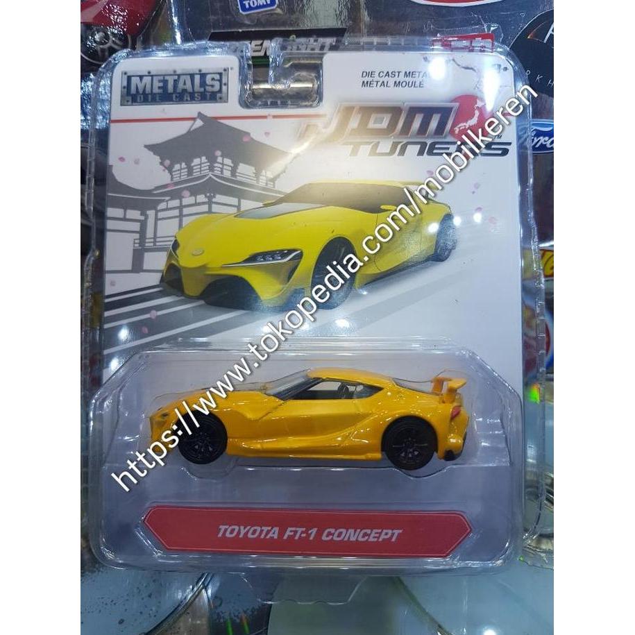 Diecast Jada metal diecast JDM tuners Toyota FT-1 Concept yellow