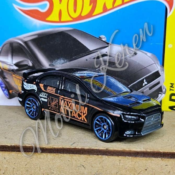 Diecast Hot Wheels Loose 2013 HW Off Road 2008 Lancer Evolution black