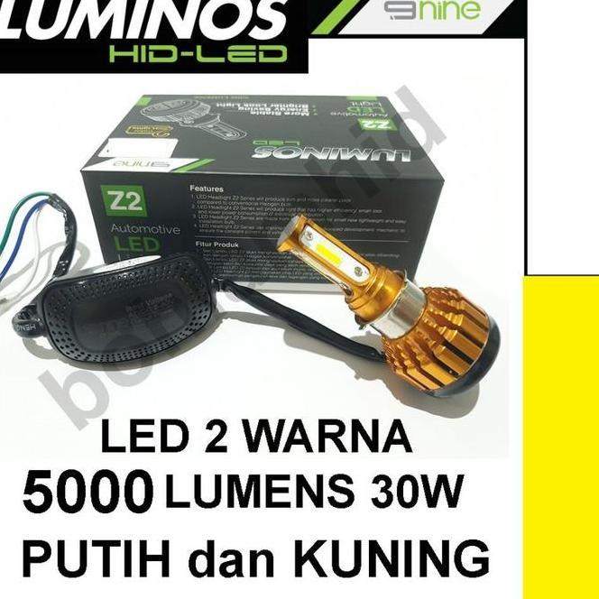 Lampu Motor Led Supra X 125 Fi Luminos Z2 2 Warna Putih Dan Kuning
