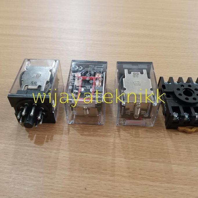 Relay OMRON MK2P-1 220vac relay omron mk2p-1 24vdc Mk2p-1 12vdc 10A TERBARU