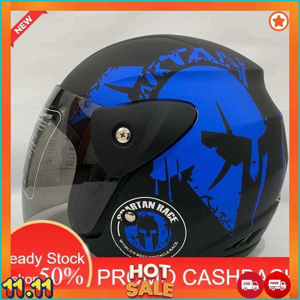 Helm Evo Spartan Biru Helm Sni Dewasa Cod
