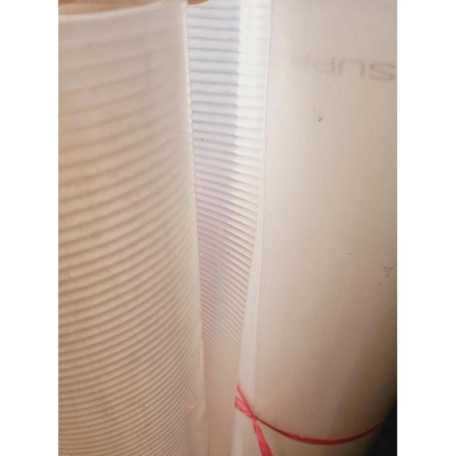 1 METER - FIBER PVC PENUTUP PAGAR RUMAH & CANOPI PELINDUNG TERAS (PLASTIK TEBAL)