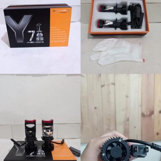 Headlight Led H4 Mobil Y7 - Headlamp Y7 Mobil H4 - Lampu Mobil Led Y7 RESTOCK