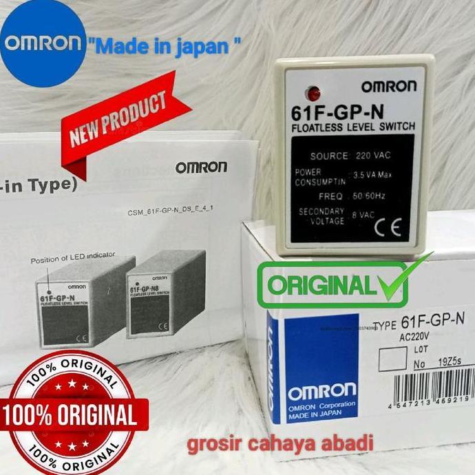 floatless level switch omron 61f gp n/floatless level switch omron original made in Japan HIGH QUALI