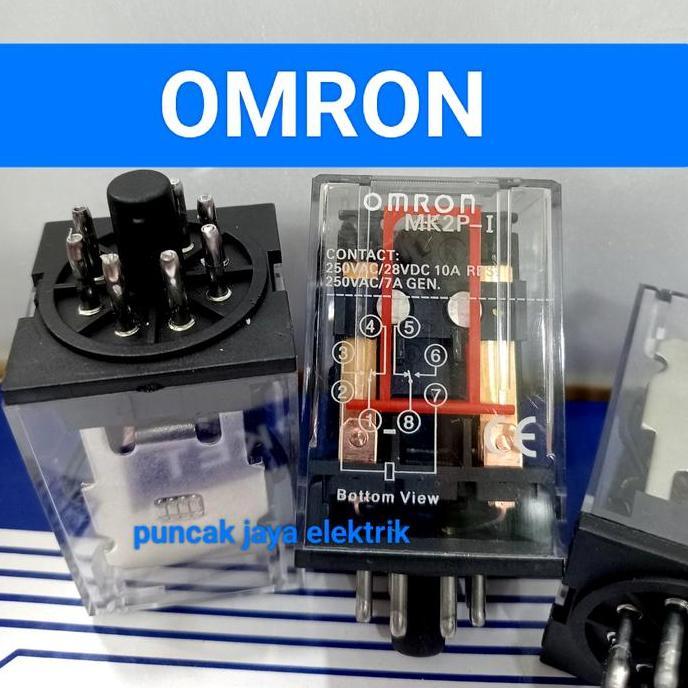 relay Omron mk2p/mk2p i 12vdc 8kaki 10a/relay Omron/relay mk2p DISKON