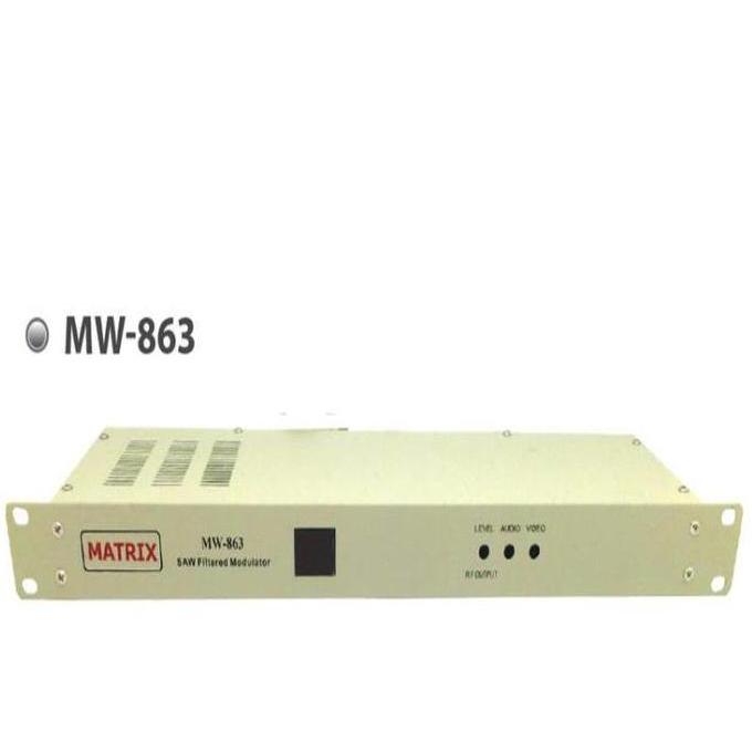 MATRIX FIXED MODULATOR MW863 1 CHANNEL VIDEO VHF UHF ORIGINAL DAN TERPERCAYA
