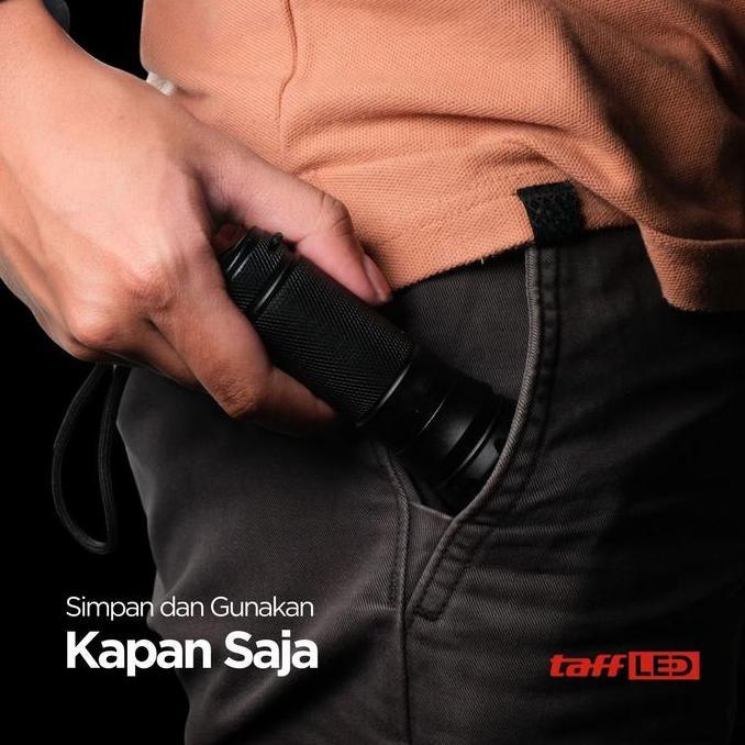 Taffled Paket Senter Tactical LED XMLT6 3000 Lumens Waterproof IP6 - E97