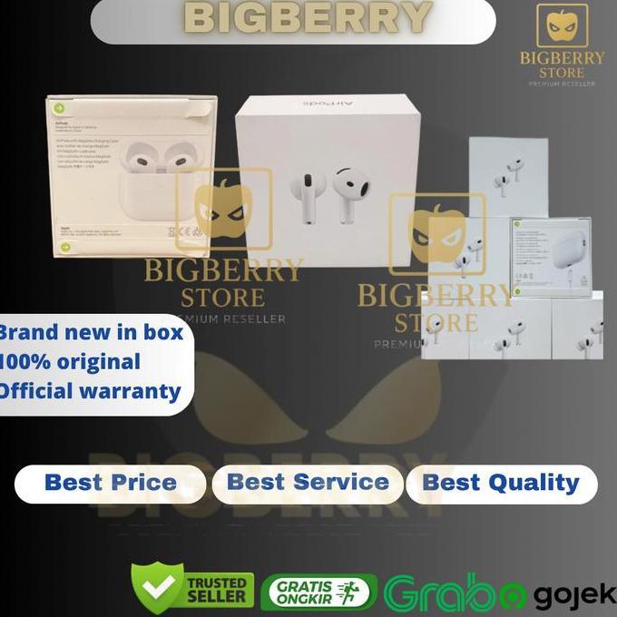 [ Irvan Galih X Bigberry ] Resmi Apple Airpods 4 | Airpod 3 | Pro 2  3 Magsafe Usb C Original
