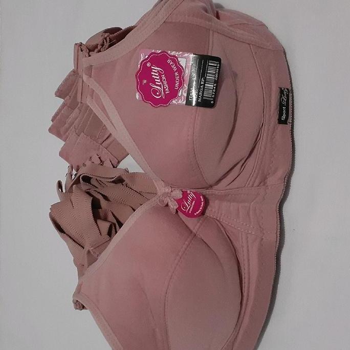 NEW GROSIR 6PCS/LUSIN SPORT BRA LUTTY KAIT 3 : 40-42 ORI