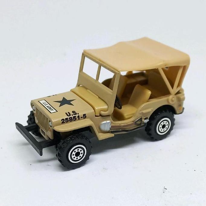 ACTION CITY REALTOY JEEP WILLYS MILITARY LOOSE DIECAST (S)