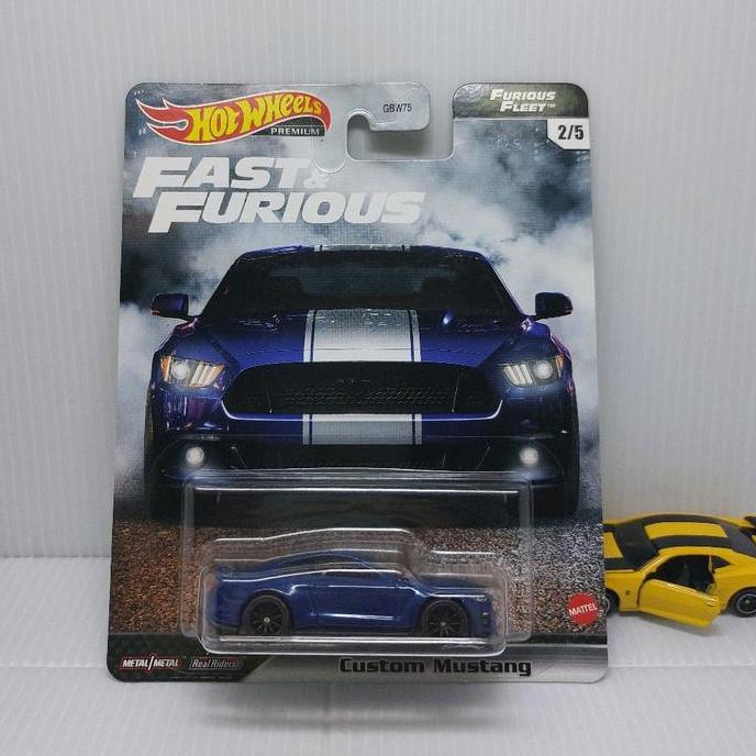 Hot Wheels Fast & Furious Premium Series Custom Mustang Furious Fleet 2021 Hotwheels