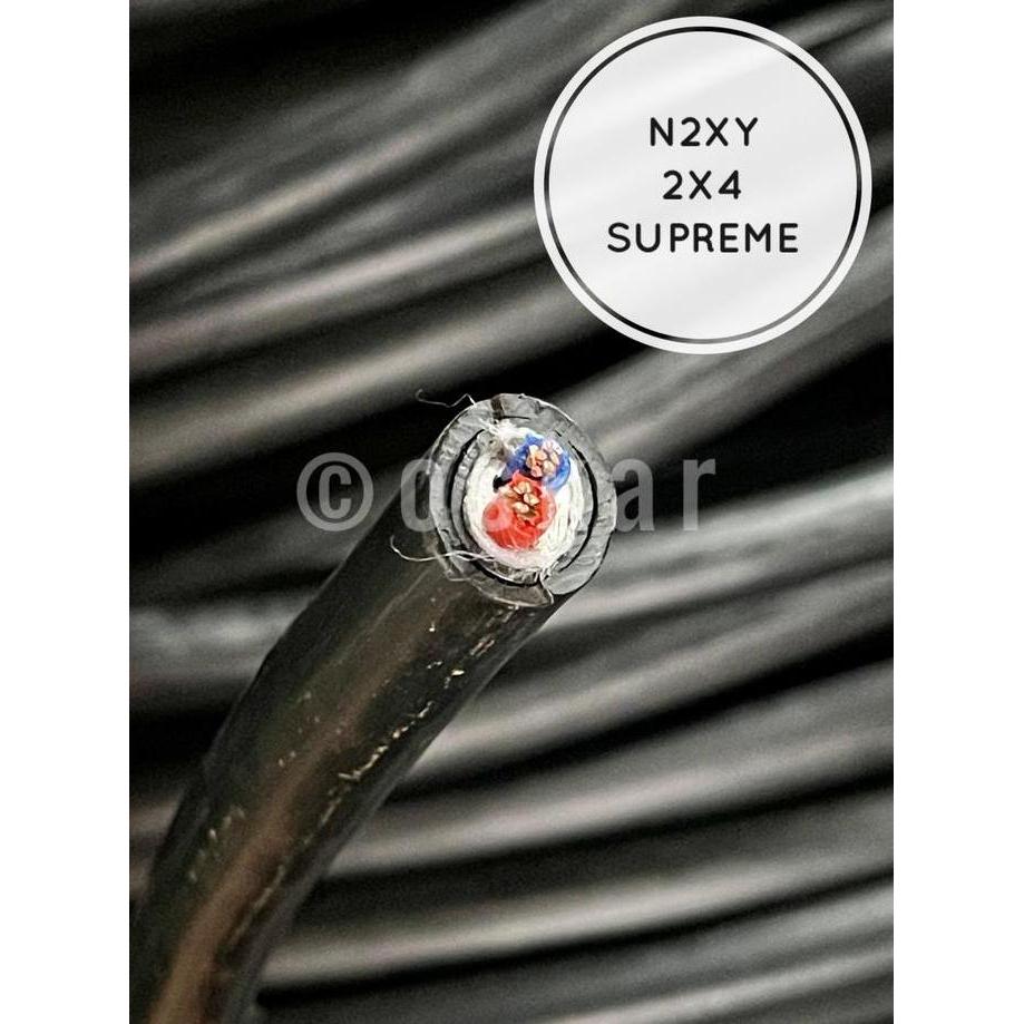 KABEL LISTRIK NYY N2XY 2X4 mm SUPREME 0,6/1Kv