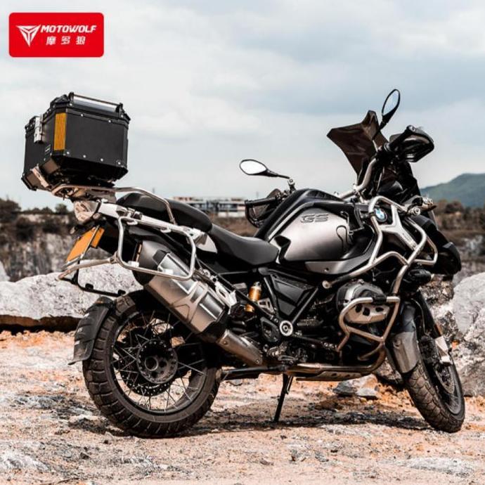 Box Motor Touring Motowolf Tail Top Box Almunium Alloy Case Pannier