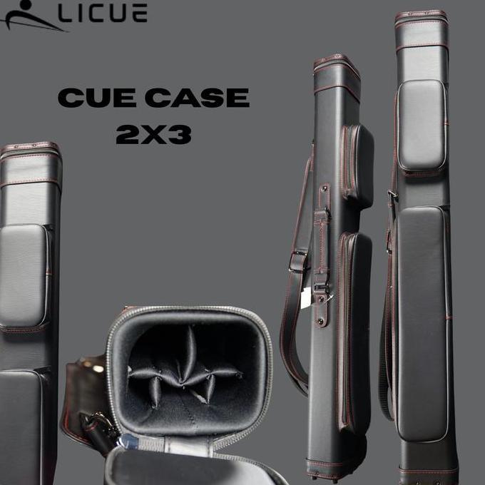 TERMURAH - CUE CASE 2X3//TAS STICK BILLIARD//HARD CASE//BILLIARD CUE CASE