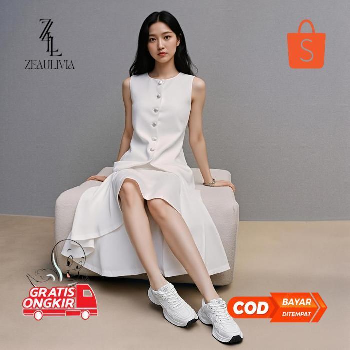 Gv23 Sepatu Dny Sneakers Wanita Sport Shoes Cewek Kekinian Sepatu Tinggi Wanita Women Shoes Casual 0