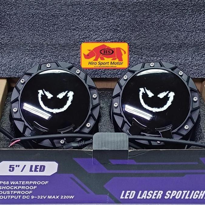 N Lampu Tembak Led Stedi 5Inch + Cover Smiley