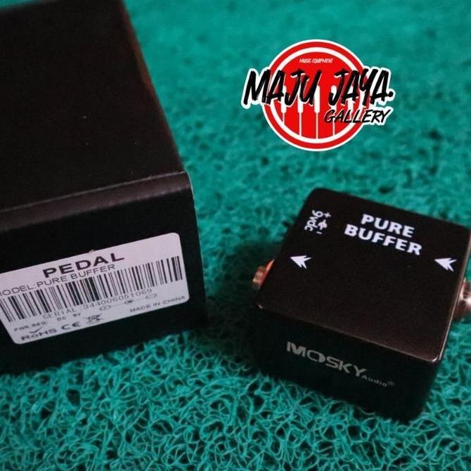 Pedal Efek Gitar Or Bass Akustik / Elektrik Mosky Pure Buffer Signal
