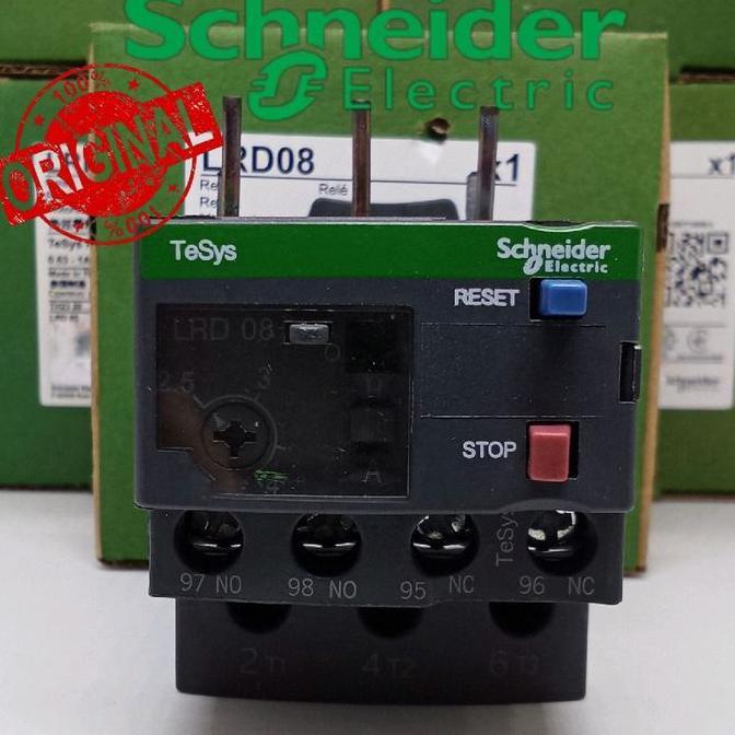 overload kontaktor Schneider new original lrd08 2.5-4a/overload Schneider lrd 08 thermal overload sc