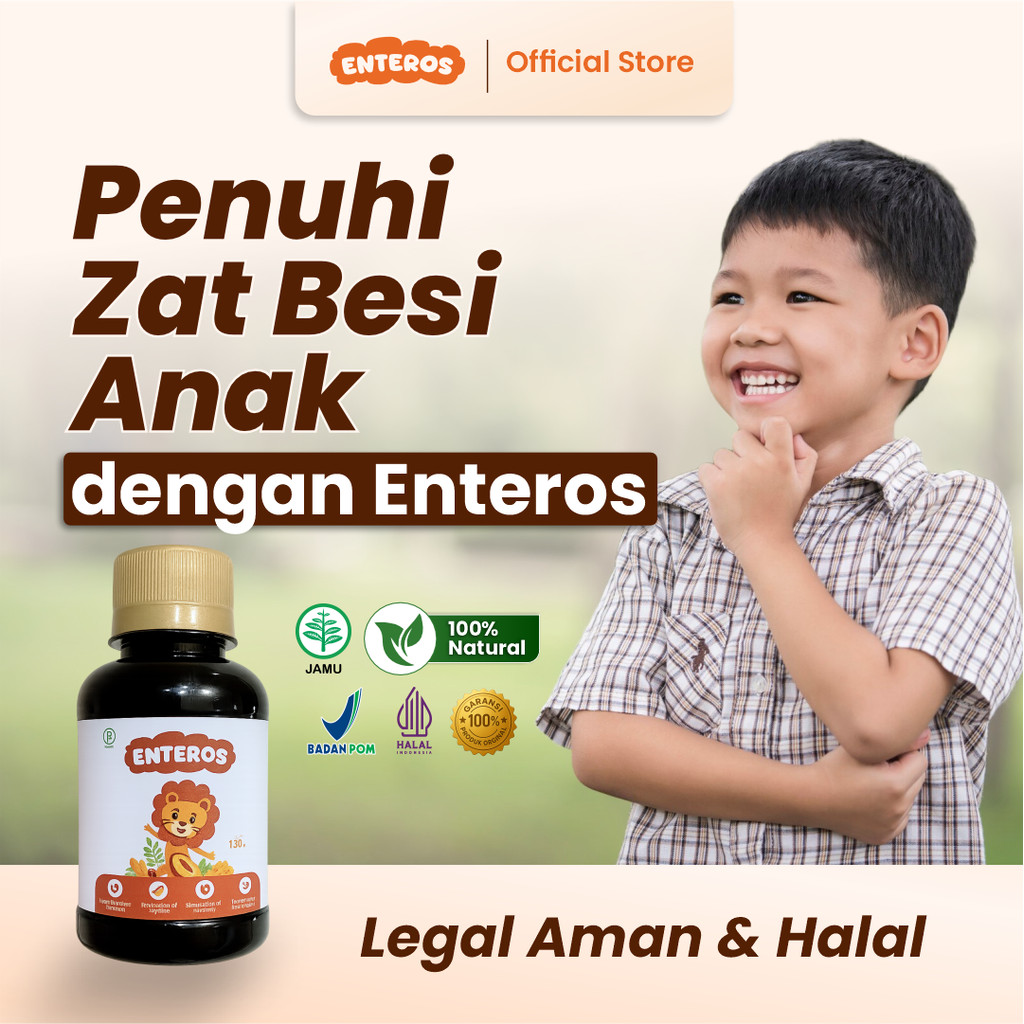 Enteros - Sari Kurma Penuhi Zat Besi Anak | Halal BPOM 130ml