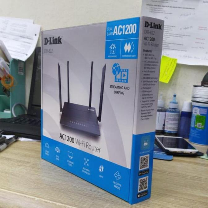 Dlink Wireless AC1200 Wi-Fi  10/100 Router DIR822