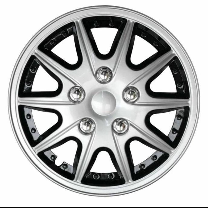 cover velg mobil Suzuki carry ring 13 inch hitam silv HEMAT