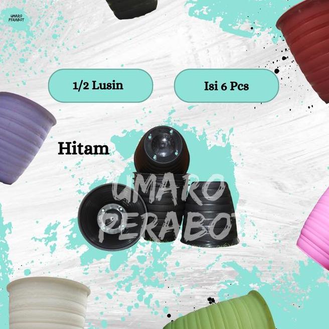 Grosir 12 Lusin Pot Tirus 20 Pot Pot Bunga Pot Plastik Umaro Perabot