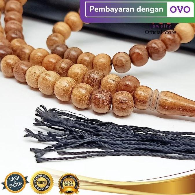 Tasbih Kayu Gaharu Asli Wangi Bertuah 99 Butir - Vee Kalung Tasbih