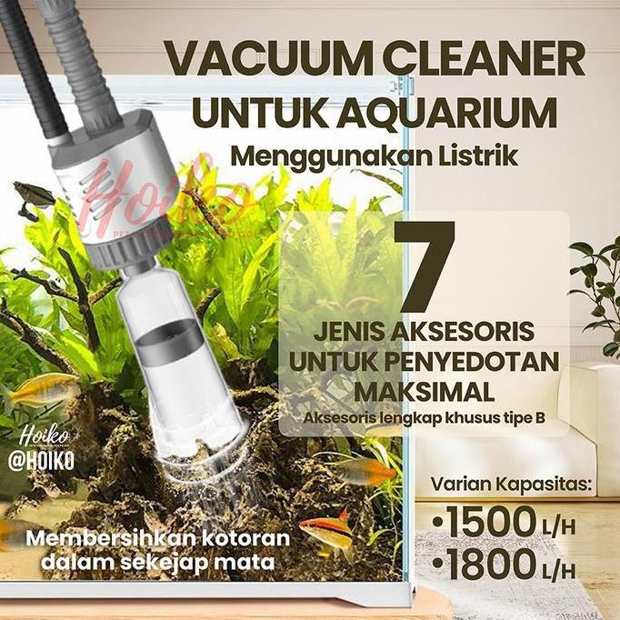 5gagamisany - vacuum cleaner aquarium siphon pembersih kotoran kolam ikan