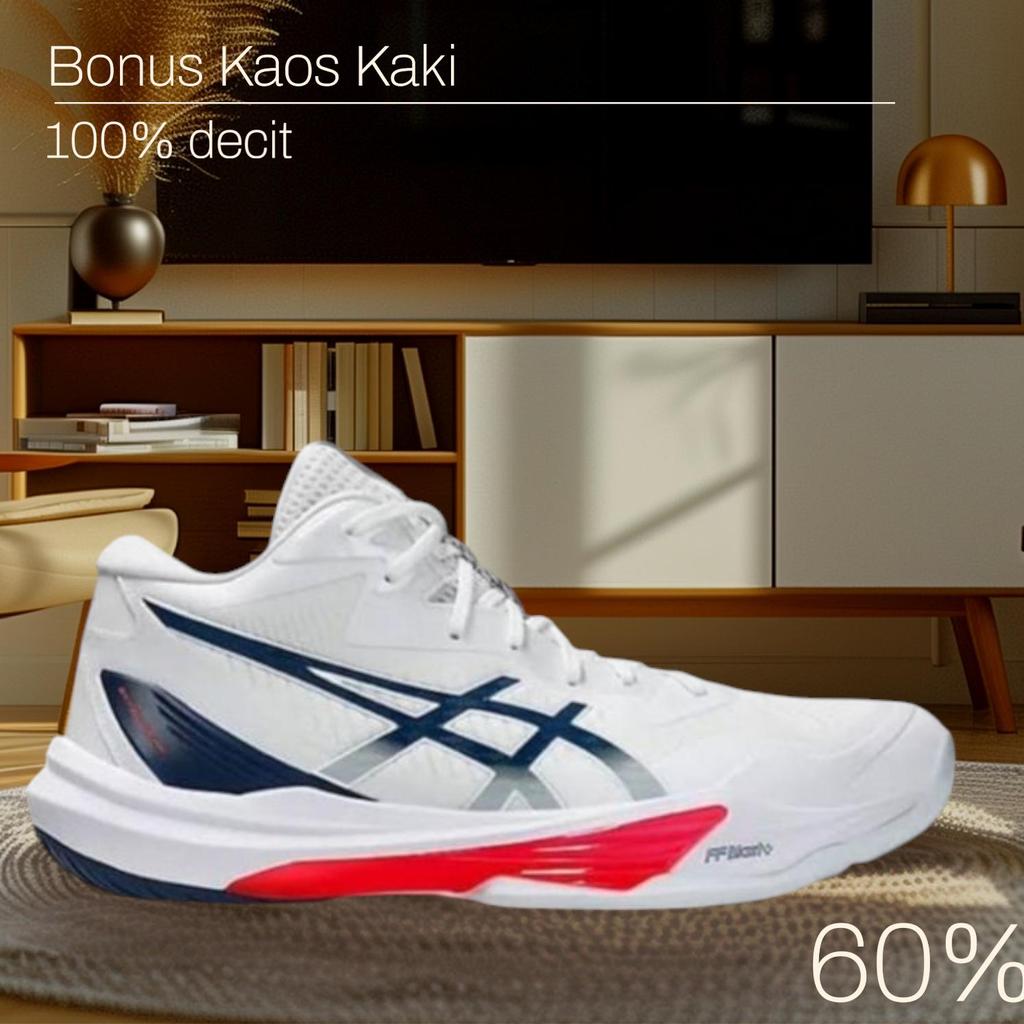 Murah Sepatu Volly Gel Sky Ellite Super Premium / Sepatu Volly Ball Model Tinggi / Sepatu Olahraga P