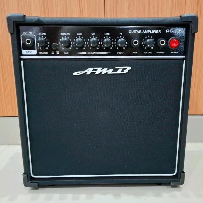 Terlaris Ampli Gitar Amb 8 Inc Plus Colokan Mic Termurah Bergaransi