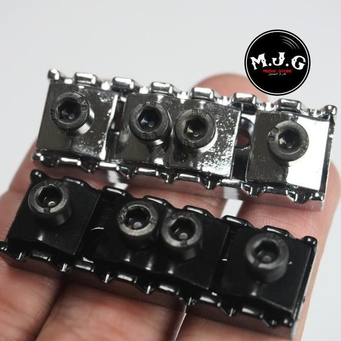 Locking Nut Gitar Elektrik 7 String Senar Tremolo Updown Sejenis Floydrose Floyd Rose Dll