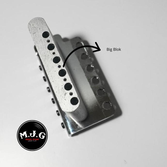 Tremolo Wilkinson Gitar Elektrik Saddle Bridge Vintage Style Chrome Stratocaster Wov01