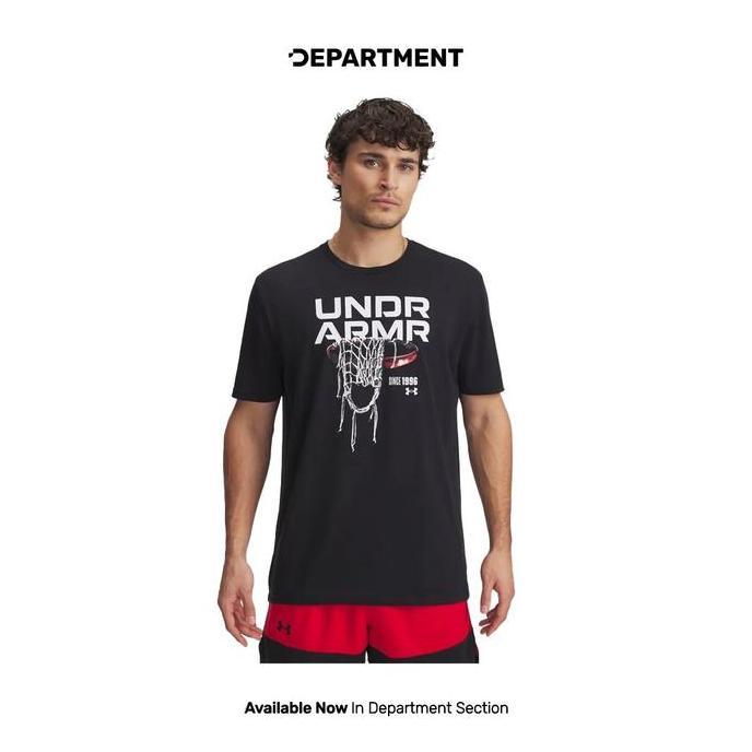 Kaos Pria UNDER ARMOUR HOOPS NET 1390188001 ORIGINAL