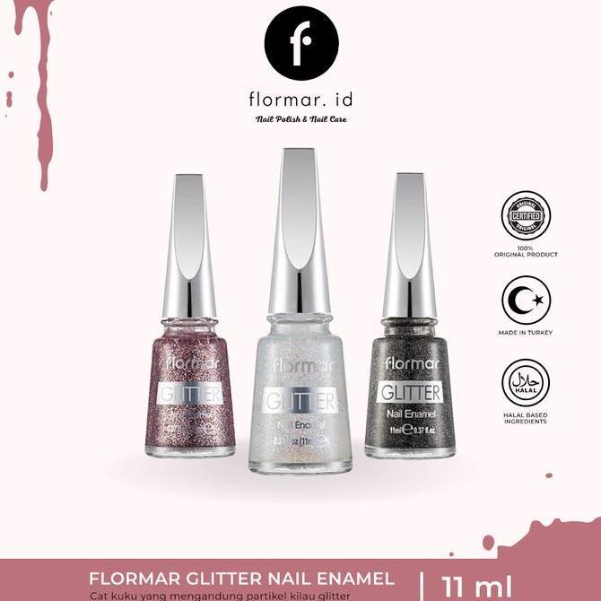 Kutek Flormar Glitter Nail Enamel