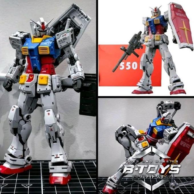Changlong 5501 RG 1/144 RX-78-2 Fighter Model Kit ASLI