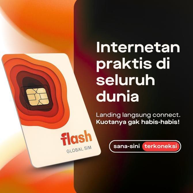 Sim Card Singapore & Malaysia Full Unlimited Flash Global Sim (Simcard Singapore & Malaysia)