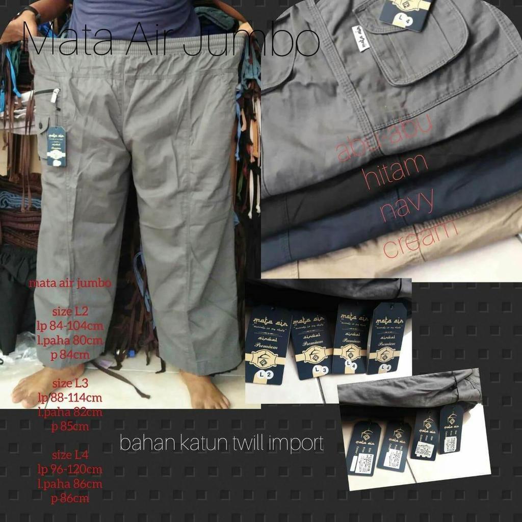 Grosir Mata Air Celana Sirwal Boxer Jumbo Dewasa