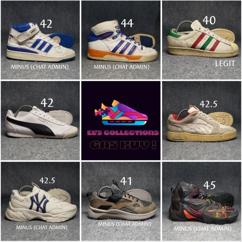 Uj-32 Sepatu Sneakers/ Casual Second Brand (Minus) Original