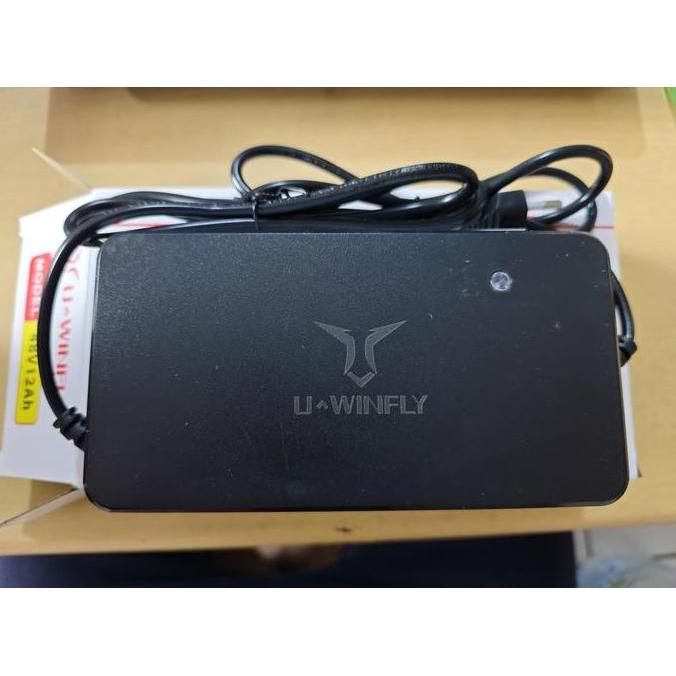 (ORI) Charger Sepeda Listrik UWINFLY Original  48V 12Ah - Charger Aki Sepeda Listrik - Casan Sepeda 