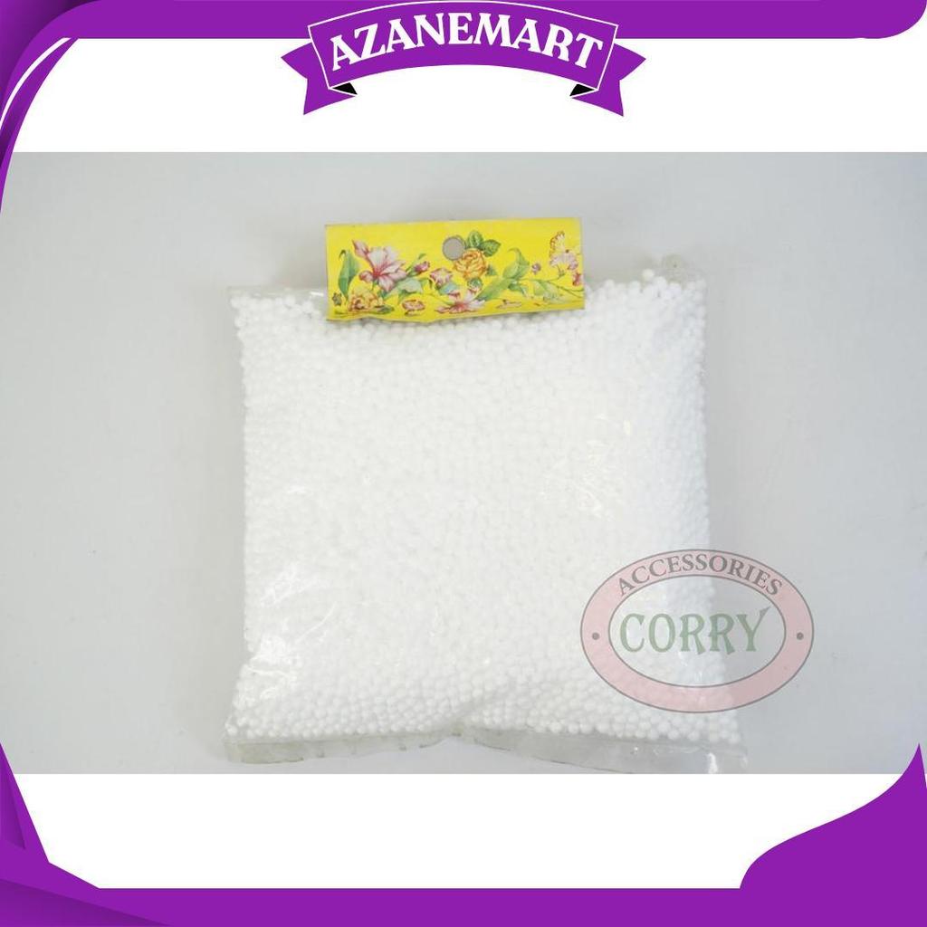 Butir Plastik Salju Putih Hiasan Dekorasi Parcel Pohon Natal Co Sale