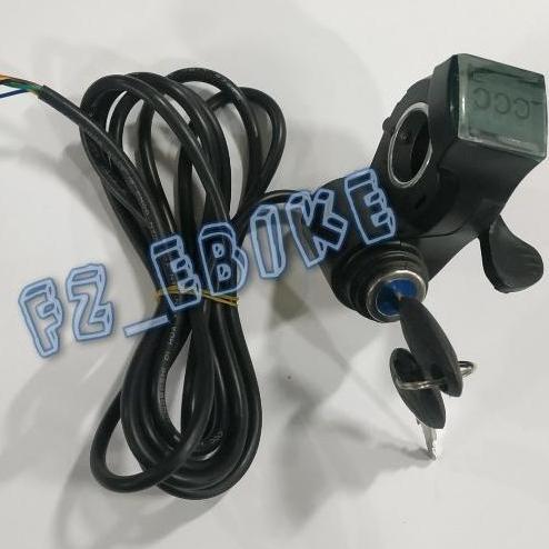 throttle thumb key panel ebike scooter
