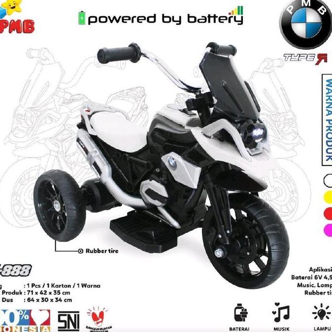 Sepeda Motor Anak PMB MOTOR TYPE M888 M 888 (PAKE AKI)