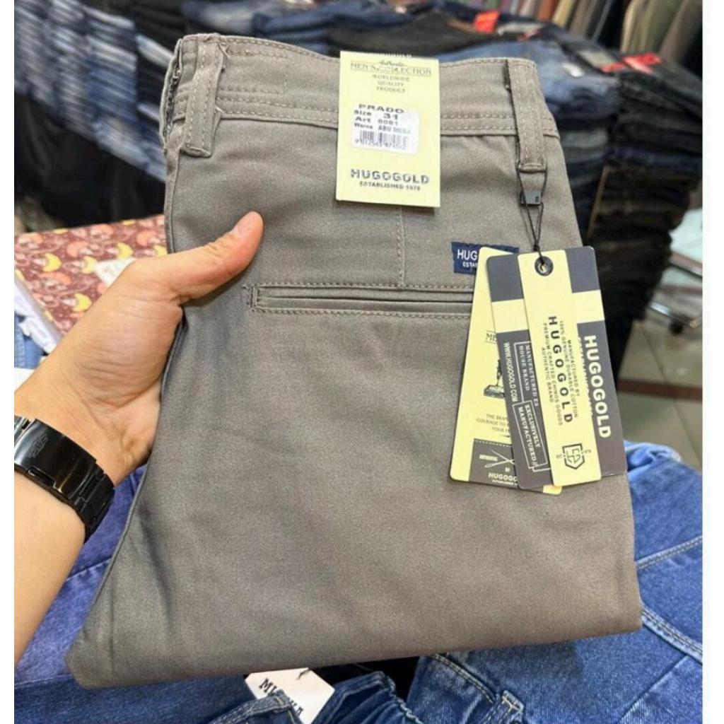 Murah Chinos Hugo- Celana Panjang Chinos Pria Hugo Gold Slimfit Premium/Celana Panjang Chinos Pria H