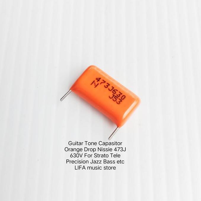 Guitar Tone Capasitor Orange Drop Nissie 473J 630V For Strato Tele Etc