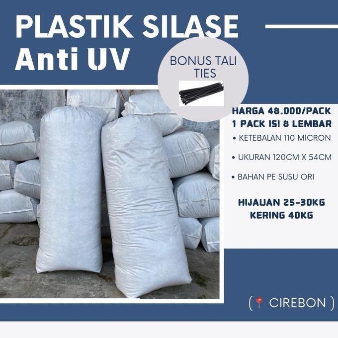 Plastik Silase isi 8 lembar Ketebalan 110 Micron - 1 Pack Isi 8 Lembar - Plastik UB88 anti UV LUIS